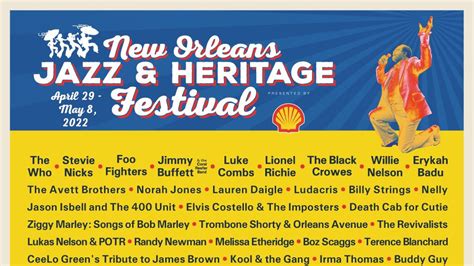 New Orleans Jazz Fest 2022 music lineup announced