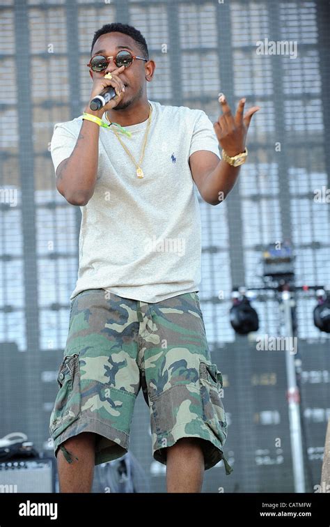 Apr 20, 2012 - Indio, California; USA - Rap Artist KENDRICK LAMAR performs as part of the 2012 ...