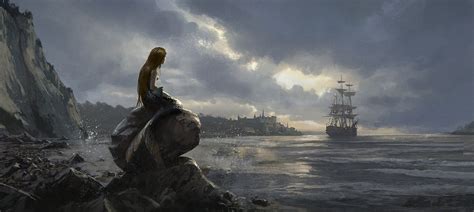 7680x7321 Fantasy Mermaid HD Digital Illustration 7680x7321 Resolution ...