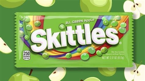 Skittles Wrapper Now With Green Apple