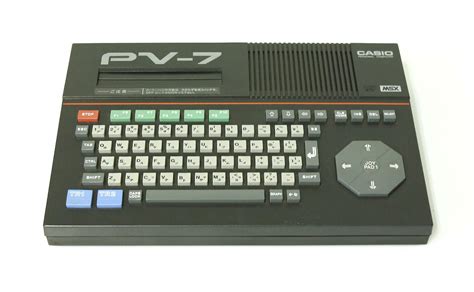 Casio - PV-7 | Media | Generation MSX