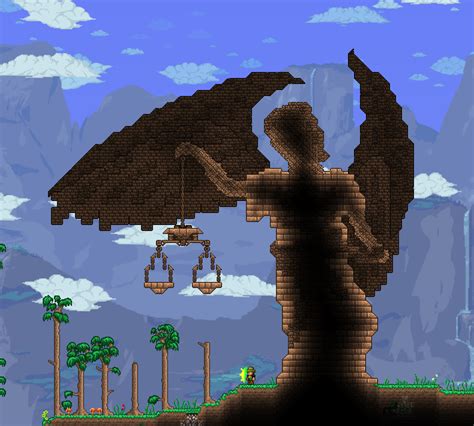 Angel Statue what do u guys think :D : r/Terraria