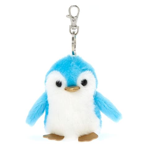 Plush Penguin Keychain - Blue | Claire's US