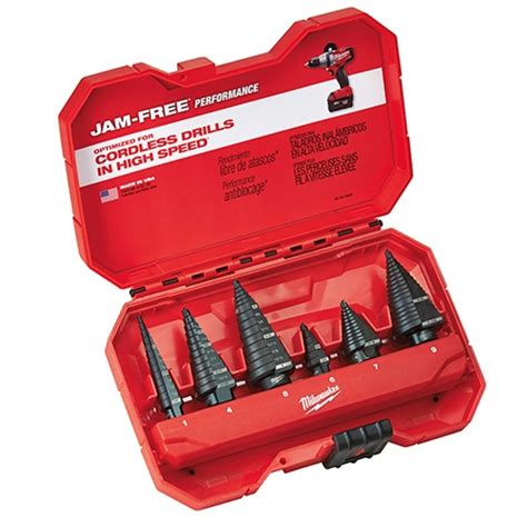 Milwaukee 48-89-9224 6-Piece Step Drill Bit Set