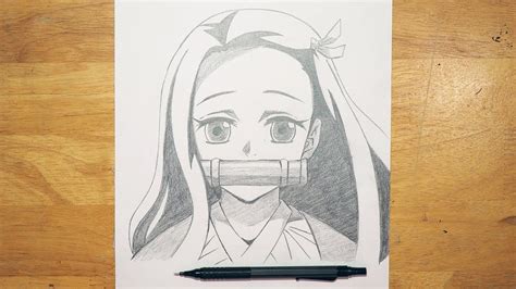 Anime Drawing | How to Draw Nezuko Easy Step by Step | Demon Slayer | Easy drawings, Step by ...