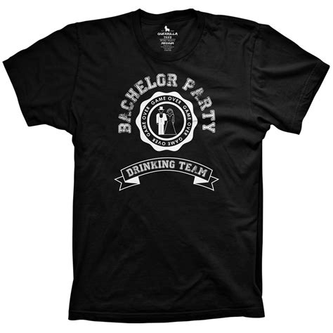 Bachelor Party Shirt | Groom Drinking T-Shirt | Guerrilla Tees