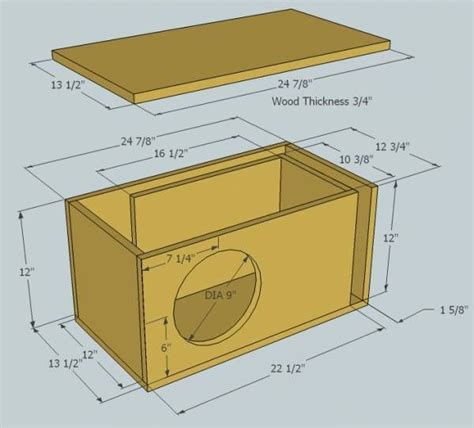 10 Inch Subwoofer Box Plans