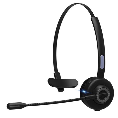 Bluetooth Headset with Noise Cancelling Microphone, Hands-Free Wireless ...