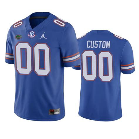 Florida Gators Custom Home Blue Game Men’s Jersey – Ctjersey.store