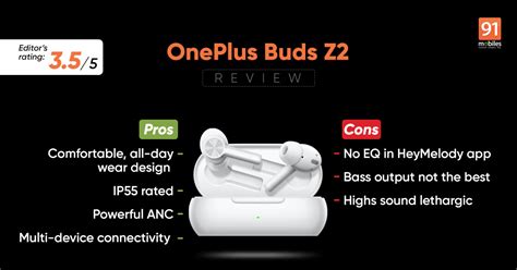 OnePlus Buds Z2 review with pros and cons | 91mobiles.com