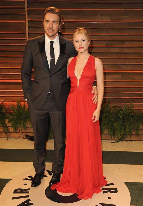 Kristen Bell and her husband, Dax Shepard, got close. | Couples Get Cozy at Vanity Fair's Annual ...