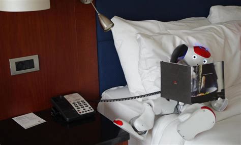 Robot Mario, the new employee and mascot of the Marriott Hotel Ghent ...