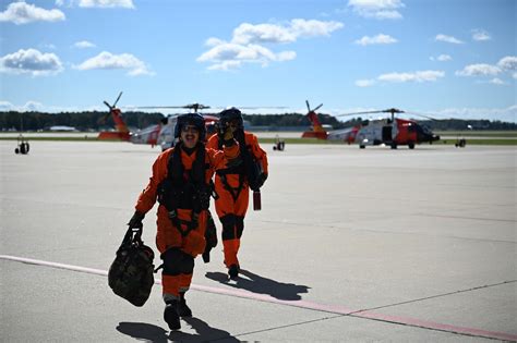 Time to fly! 🚁 The rescue... - U.S. Coast Guard Mid-Atlantic