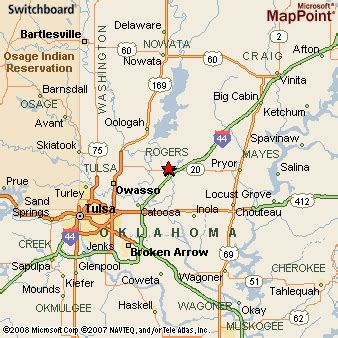 Where is Claremore, Oklahoma? see area map & more