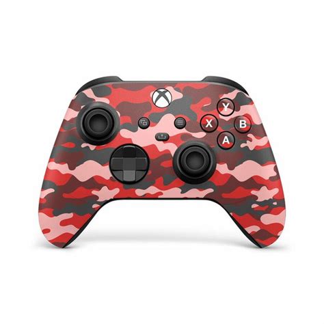 Cobalt Red Camo Xbox Series X|S Controller Skin | Red camo, Xbox ...