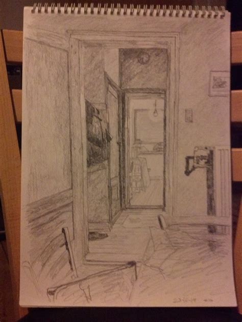 Perspective in apartment #100 – One Drawing Daily