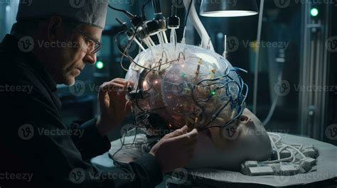 technology artificial brain implant ai generated 29709410 Stock Photo at Vecteezy