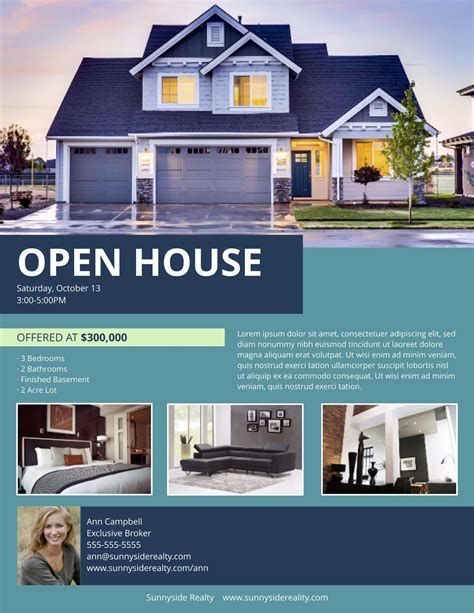 Real Estate Agent Flyer Template