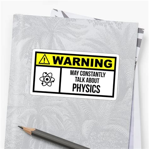 "Physics" Sticker by nomoregravity | Redbubble