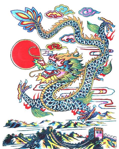 Chinese Culture Dragon Drawings