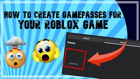 How to create GAMEPASSES - Roblox - YouTube