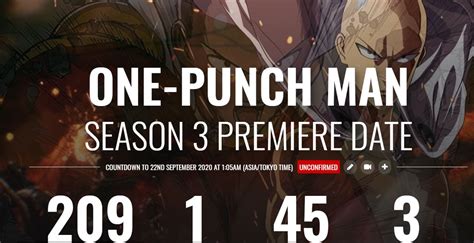 One Punch Man Season 3 Release Date Leaked, Anime Series will Premiere ...