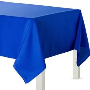 Royal Blue Fabric Tablecloth 60in x 84in - Party City