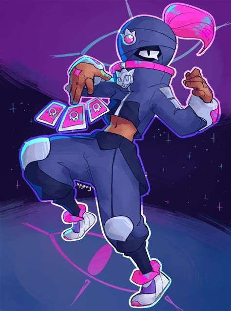 [Art] Street Ninja Tara : Brawlstars | Star wars poster, Star character ...