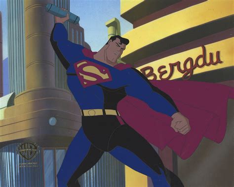 Superman the Animated Series Original Production Cel: Superman in 2022 ...