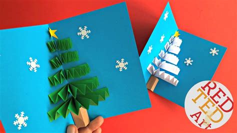 DIY Pop Up Christmas Card - YouTube