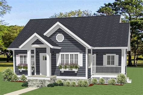 Plan 46317LA: Two Bedroom Cottage | Craftsman house plans, Cottage house plans, Charming house