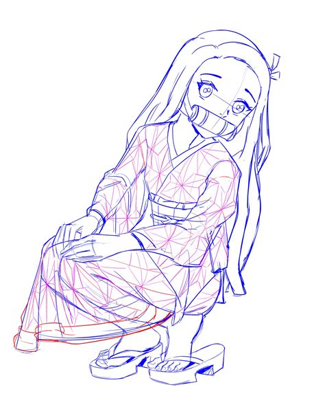 Nezuko Kimono : r/AnimeSketch