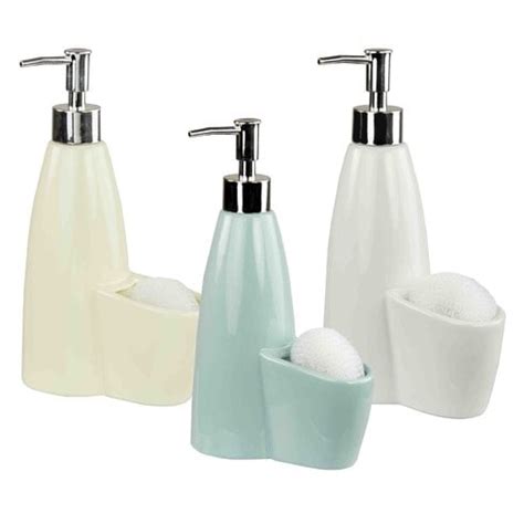 Soap Dispenser With Sponge Holder | Kitchen Sink Organization ...