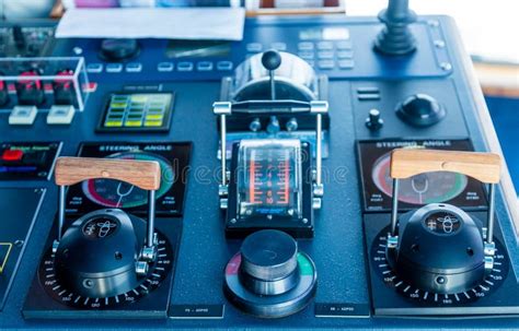 Azipod Controls On A Cruise Ship Stock Photo - Image: 57478106