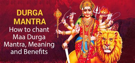 Durga Mantra - How to chant Maa Durga Mantra, Meaning and Benefit | TheWyco