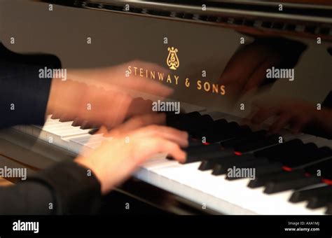 Hands of a pianist Stock Photo - Alamy