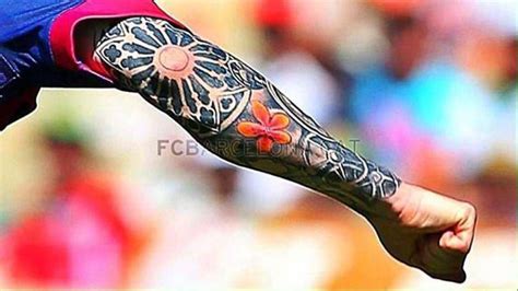 Lionel Messi: His Tattoos And What They Mean | Messi tattoo, Sleeve tattoos, Messi new tattoo