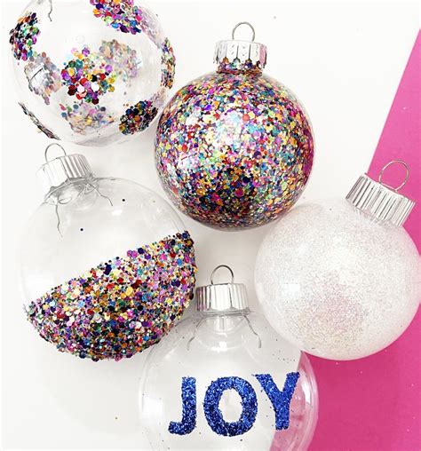 5 DIY Glitter Ornament Ideas - Pineapple Paper Co.