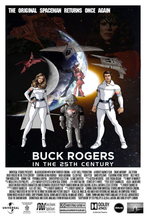 Fan made reboot poster for Buck Rogers in the 25th Century | Buck rogers, Reboot movie, Buck