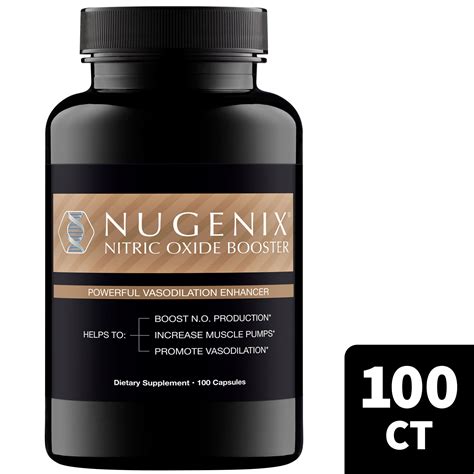 Nugenix Nitric Oxide Booster for Health Flow - L-Arginine, L-Citrulline, Pine Bark - 100 ...