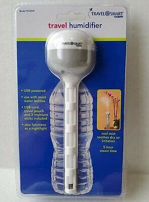 Conair Travel Smart Travel Humidifier USB Powered 5 Hour Steam Time ...