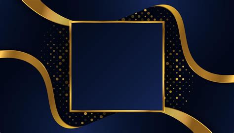 Elegant Premium Blue and Gold Background for Award Design