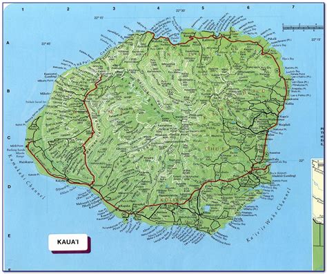 Road Map Of Kauai Island - Uncategorized : Resume Examples #rykgm0B5wn