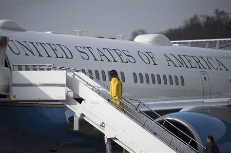 Donald and Melania Trump Head to Mar-a-Lago Separately