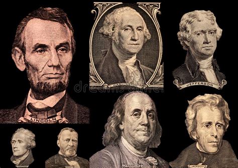 Portrait Presidents of the United States Stock Photo - Image of banner ...