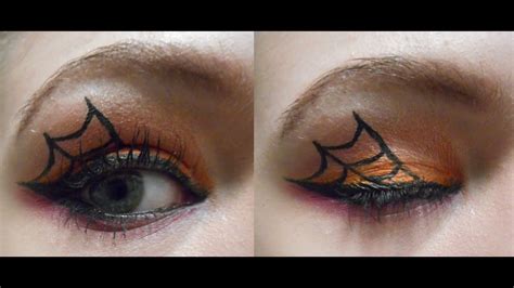 Spider Web Makeup Tutorial - YouTube