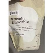 Flavcity Protein Smoothie, Vanilla Cream: Calories, Nutrition Analysis & More | Fooducate