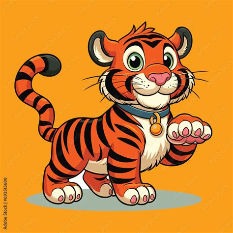 Tiger Cartoon Vector, tiger cub cartoon vector , tiger cub Stock Vector ...