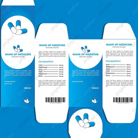 Medicine Packaging Design Template Download on Pngtree