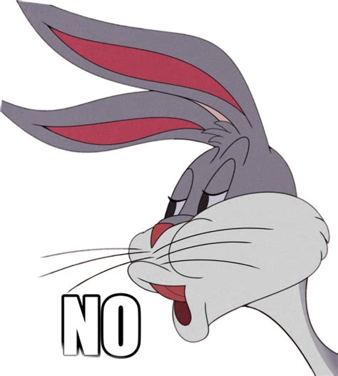 #no #freetoedit #bugbunny #meme #remixit | Meme stickers, Funny ...